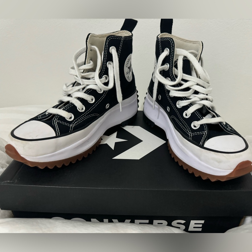 Black high tops/platform Converse se 4.5men /6 woman